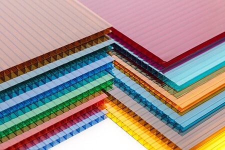 Colorful polycarbonate panels