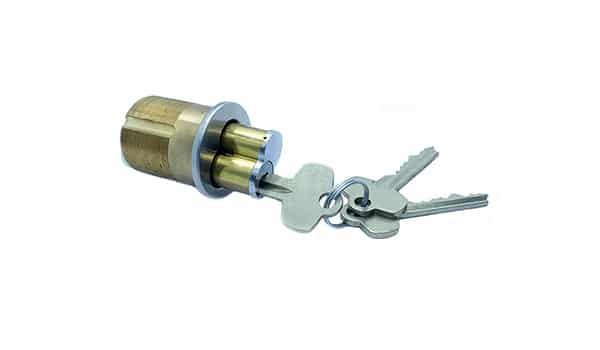 standard-size screw-in mortise cylinder