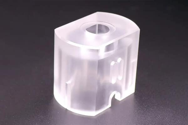 Machined polycarbonate part