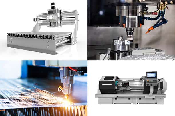 Verschiedene CNC-Maschinentypen