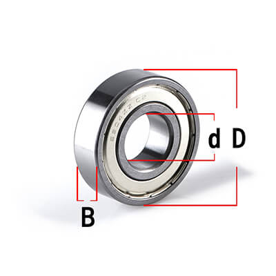 6204 ZZ ball bearing