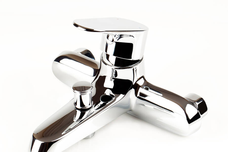 Chrome plated faucet