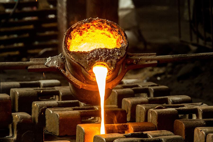 Metal casting process