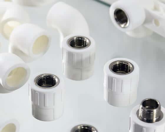 Ceramic fittings for faucets