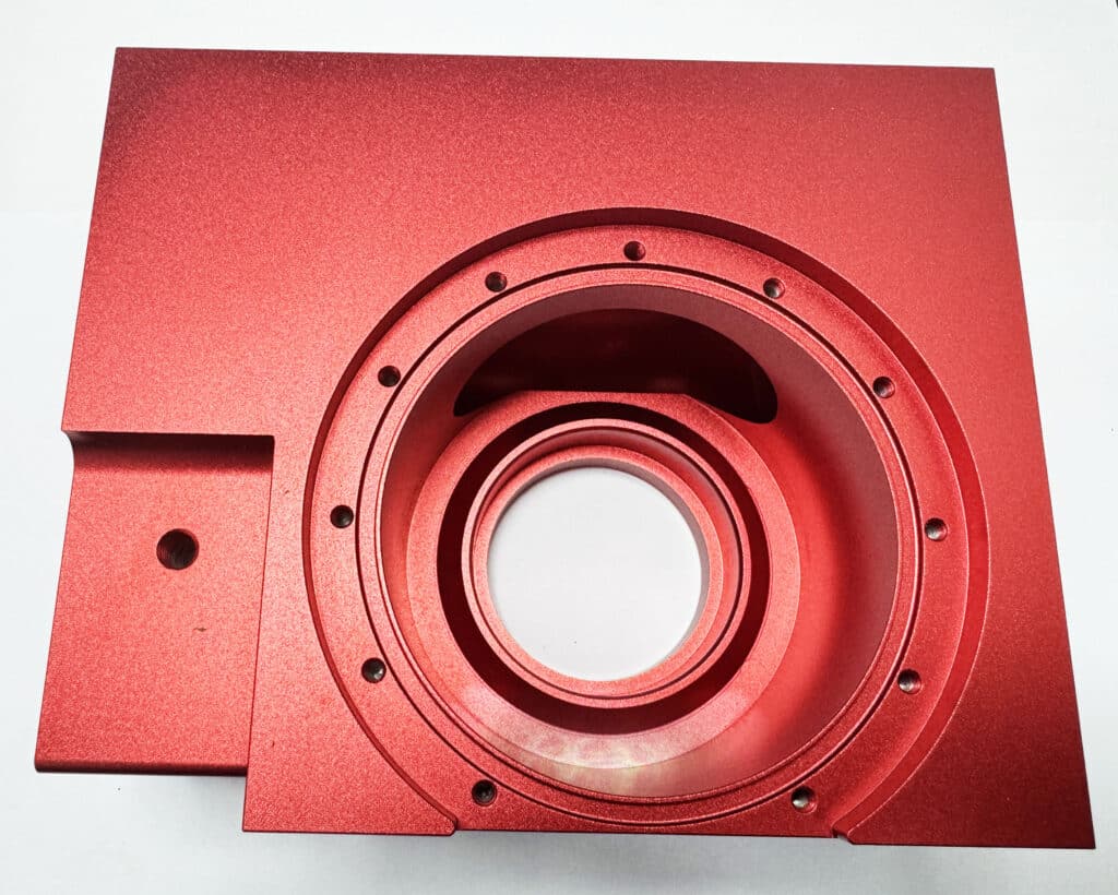 red anodizing aluminum